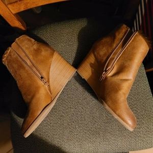Maurice's High heel wedges, brown
